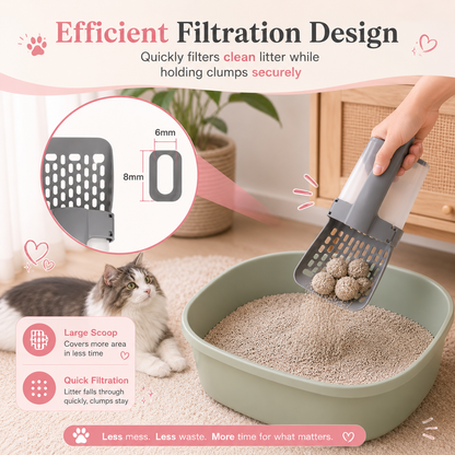 Self-Bagging Cat Litter Scoop