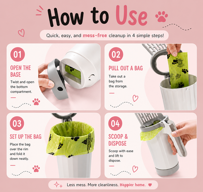 PurrScoop™ | The Mess-Free Cat Litter Scoop