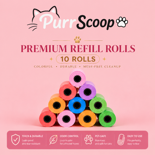 PurrScoop™ Premium Bag Rolls